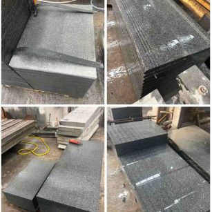 吕梁 芝麻黑地铺石材