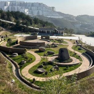 吕梁仿古石铺装整体效果