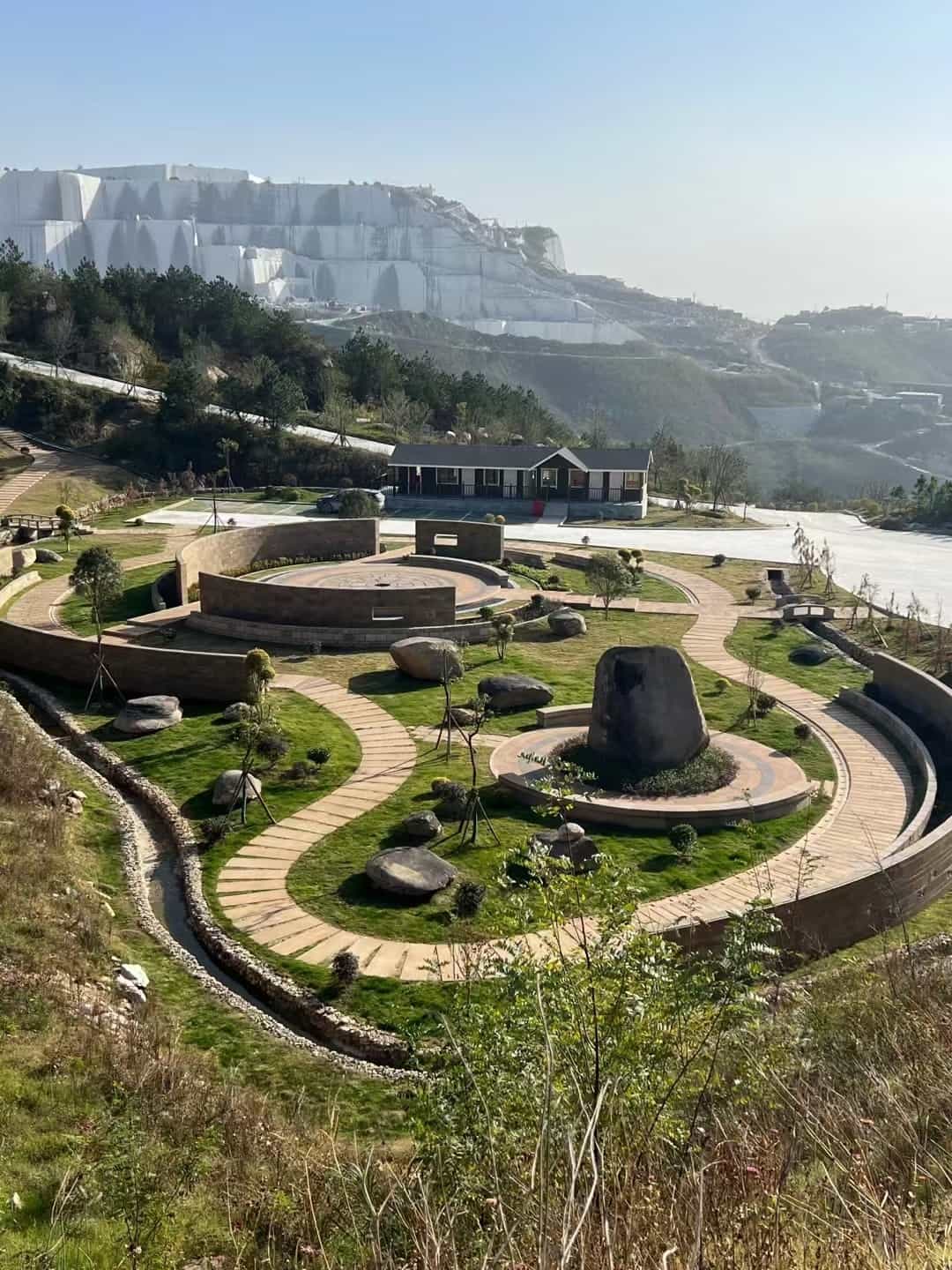 吕梁仿古石铺装整体效果