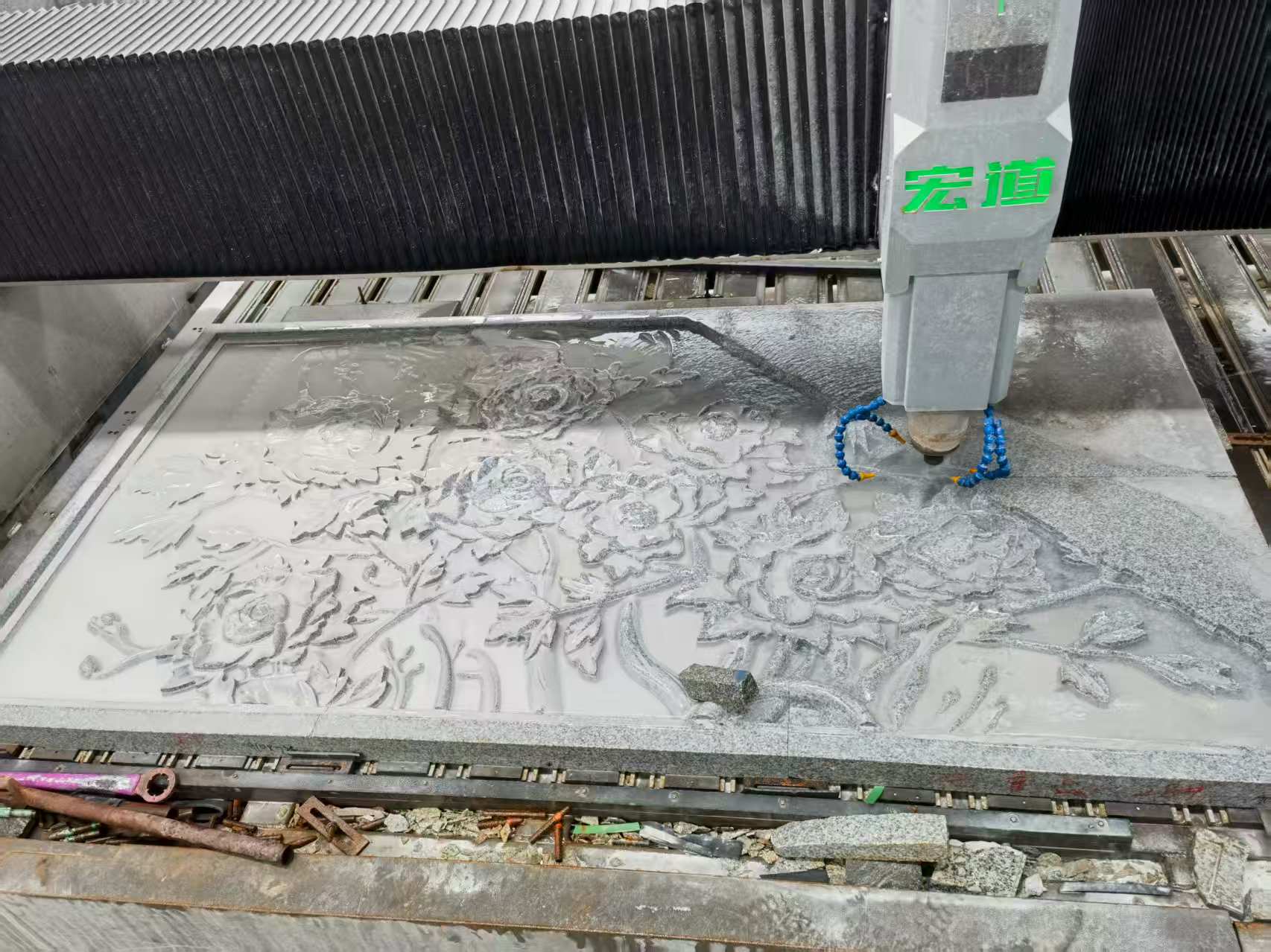 吕梁 别墅墙面石材雕刻