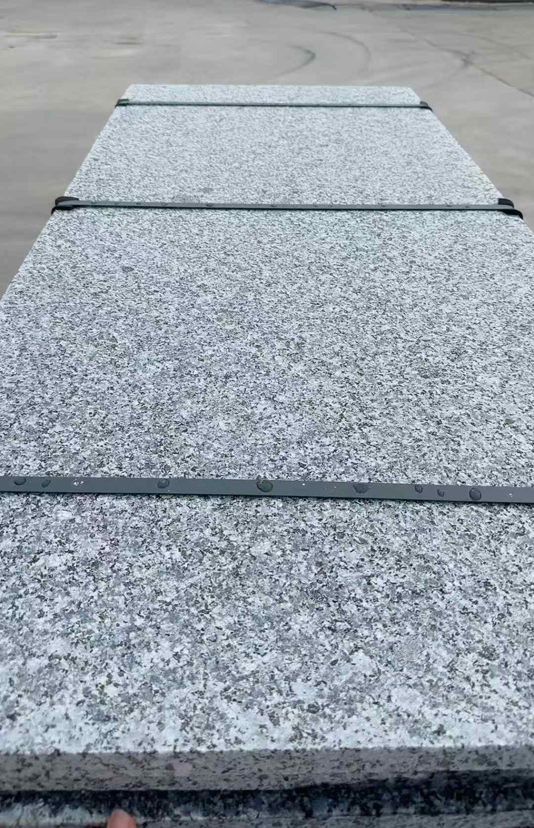 吕梁 芝麻黑火烧面毛板，条板，半成品