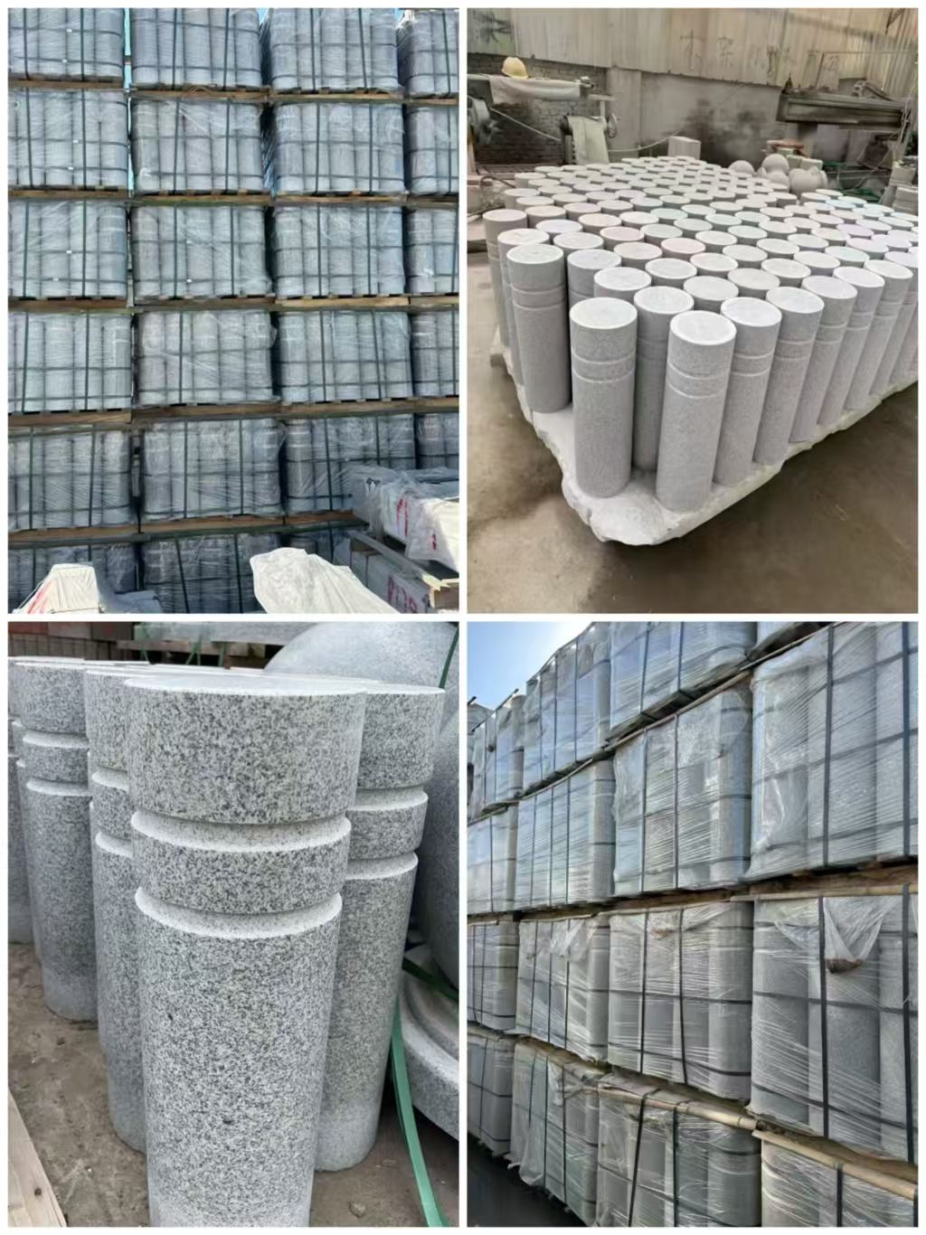 吕梁 芝麻白花岗岩挡车柱、隔离柱多少钱