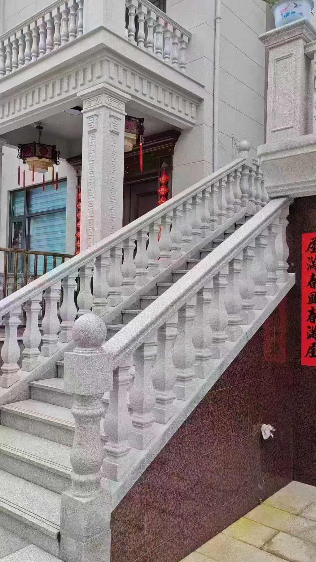 吕梁 天然石材 阳台庭院护栏、栏杆